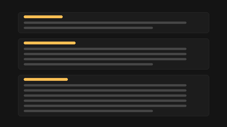 Preview of the three bio lengths